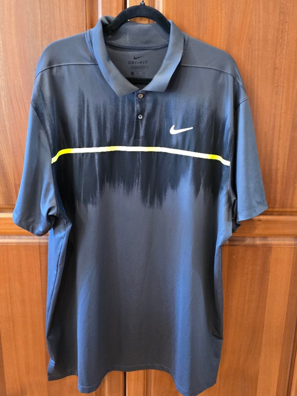 Nike Dri-Fit mens athletic polo golf shirt XXL